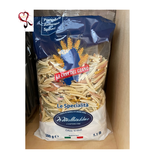 Pasta Malloreddus - Fini, 4 Sapori, Sardinien 500gr