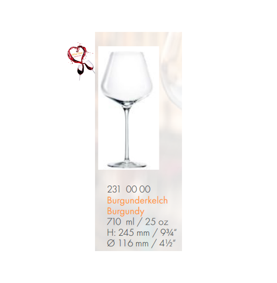 STÖLZLE Weinglas QUATROPHIL Burgunder E mit 0,1 u. 0,2