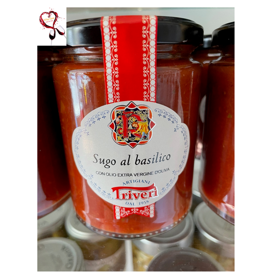 TRIVERI Sugo Salsa Pomodoro Basilico gr.280 Glass