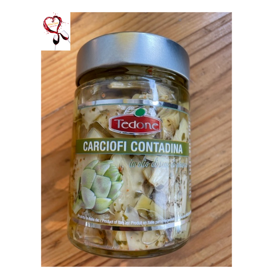 Tedone Carciofi Artischocken Contadina 290g Glas